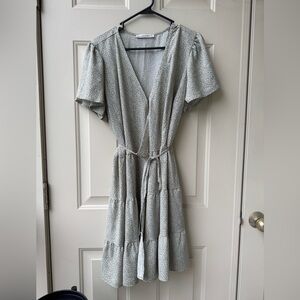 Abercrombie & Fitch Green wrap dress